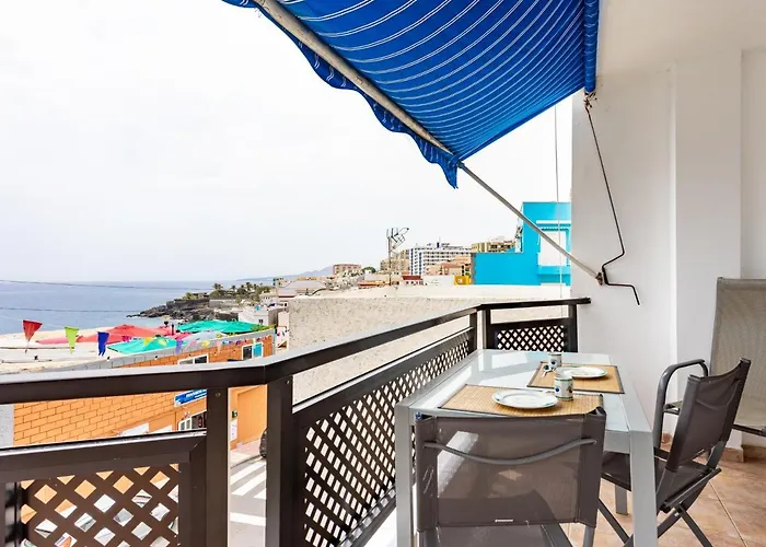 Live Caletillas Garoe Con Terraza Piso Familiar Araya (Tenerife)
